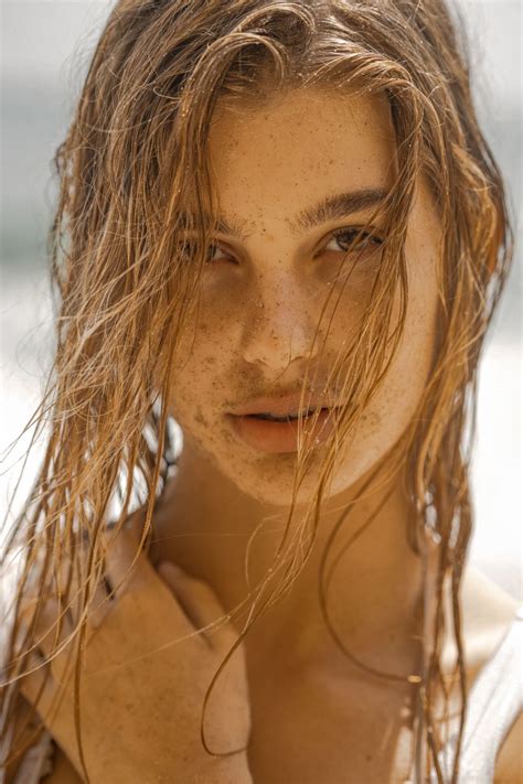 camila morrone beach